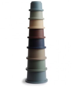 Mushie Stacking Cups Forrest