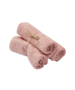 Guest Towel ( set of 3 ) Misty Rose
